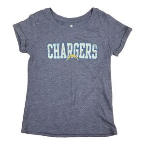 Girls Youth NFL Chargers Short Sleeve T-shirt Size M